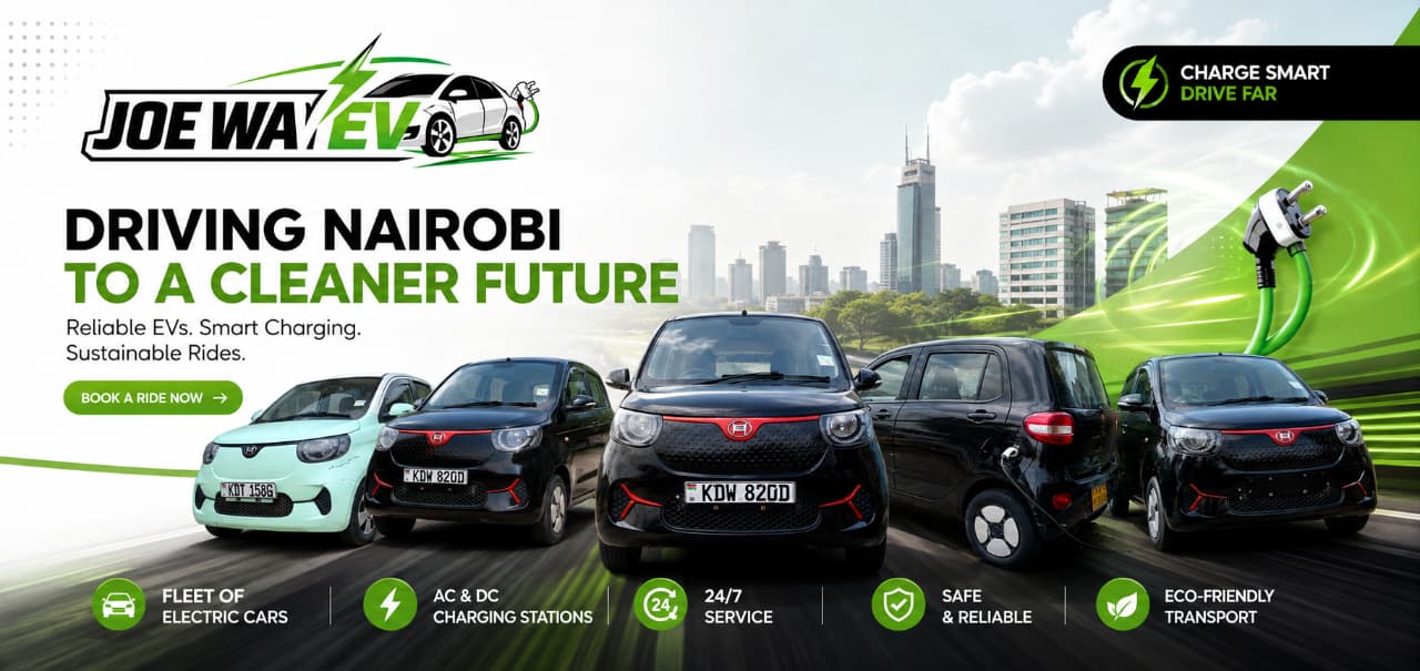 Driving Nairobi to a cleaner future — reliable EVs, smart charging, sustainable rides