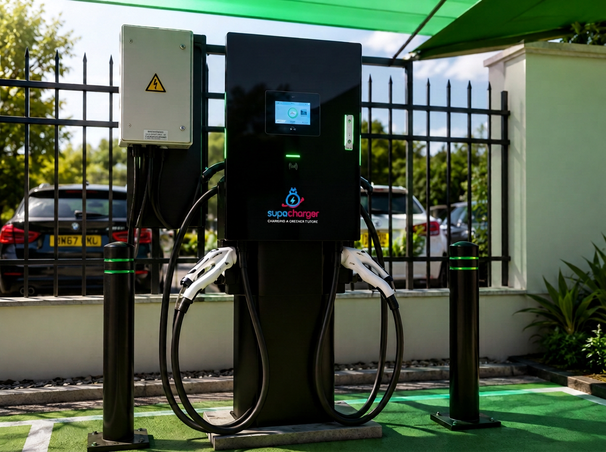 Supacharger DC fast charging station at Joe Wa EV