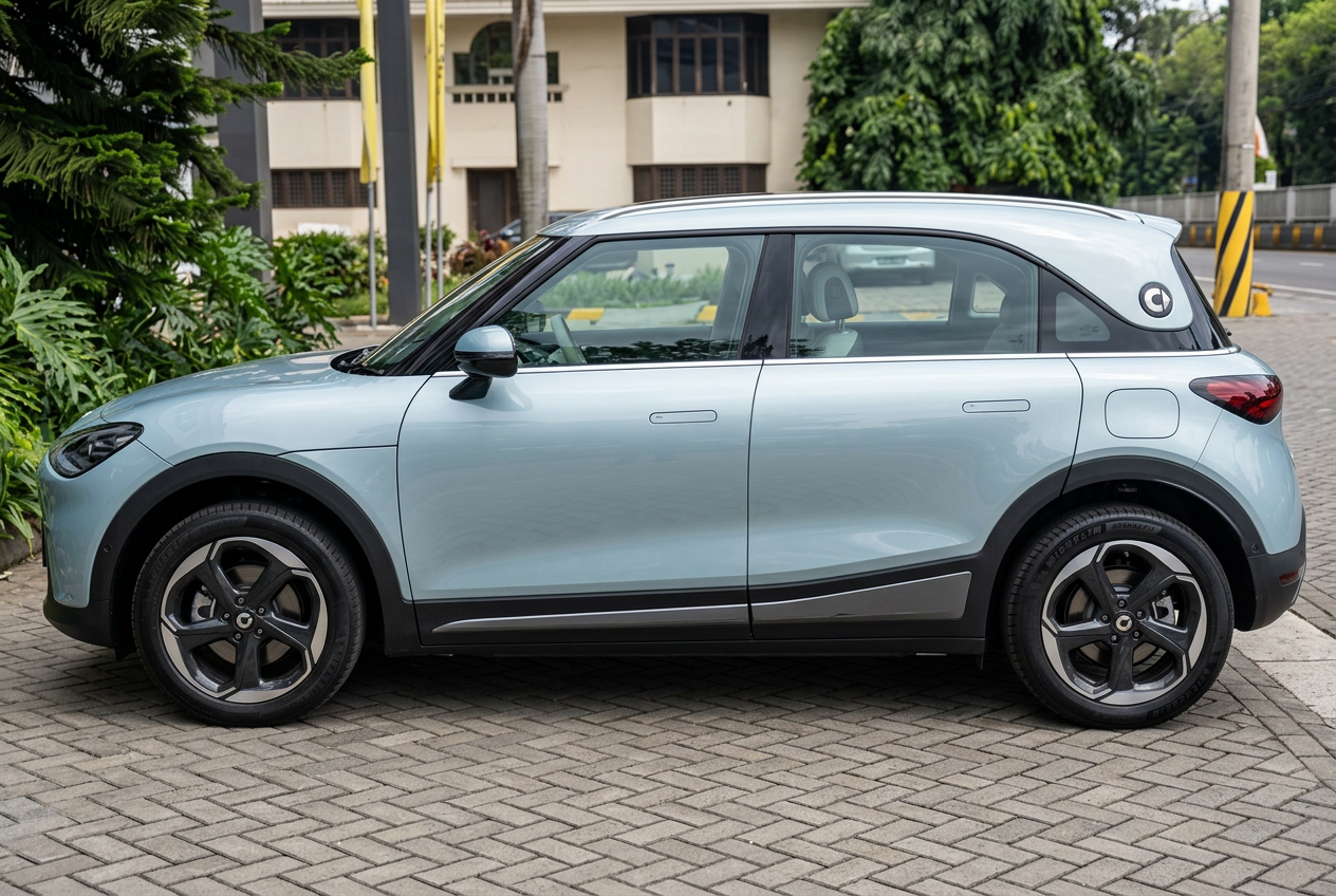 Nami Box SUV EV electric rental car in Nairobi